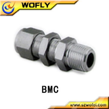 AFK Stainless Steel Tube Fittings Bulkhead Male Connectors for Gases